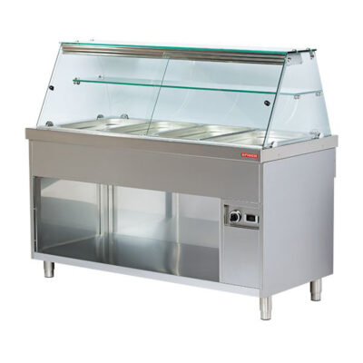 Bain marie electric cu suport deschis, 1470x700mm