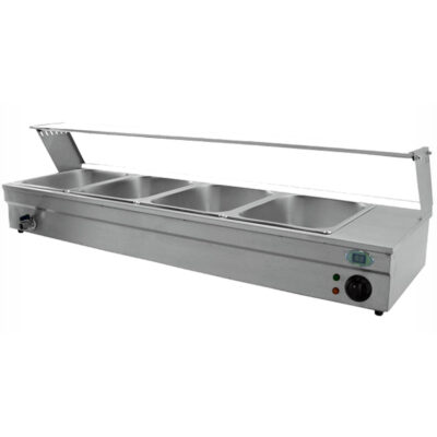 Bain-Marie 3xGN1/2 cu supapa pentru scurgere