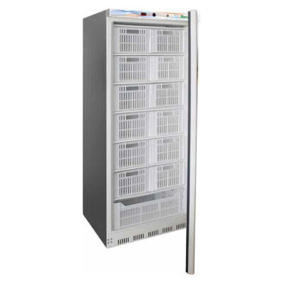 Dulap congelare din inox pentru casete, 555 litri