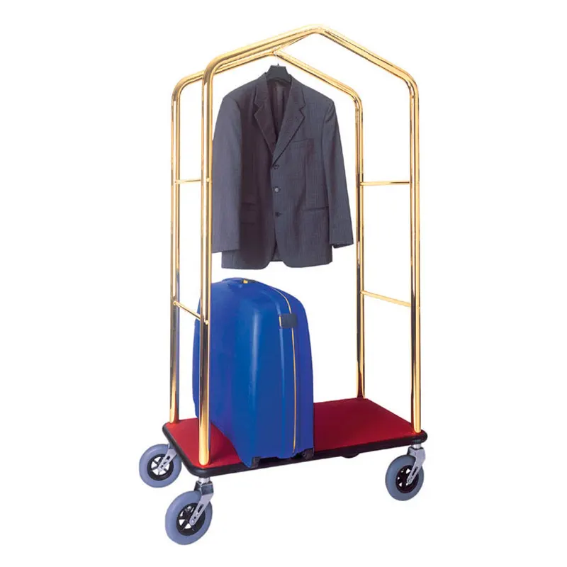 Carucior bagaje cu suport pentru haine, 950x550x1830mm