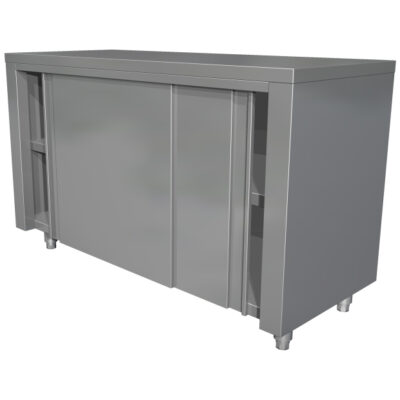 Masa de lucru tip dulap cu usi glisante, 1100x700mm