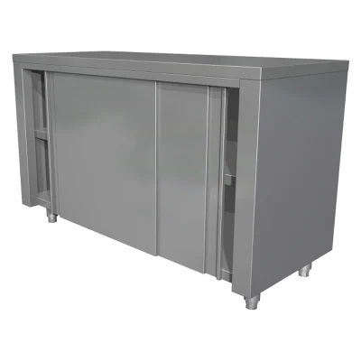 Masa de lucru tip dulap cu usi glisante, 1400x700mm