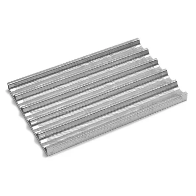 Tava perforata din aluminiu pentru baghete, 600x400mm