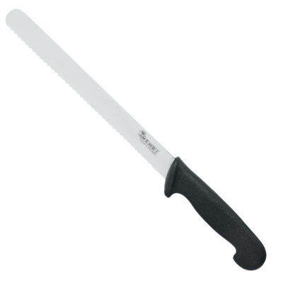 Cutit de bucatarie HACCP, pentru paine/ prajituri, 250mm, negru