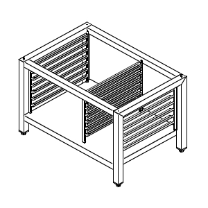 Suport pentru cuptor XT COMPACT, 6 tavi