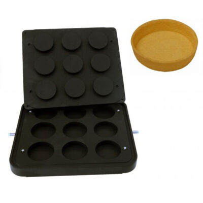 Placa aparat tarte, 9 forme rotunde 81mm