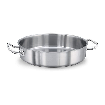 Tigaie cu doua toarte din inox, 10 litri