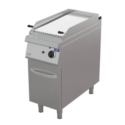 Grill cu roca vulcanica pe gaz si dulap, 400x730mm