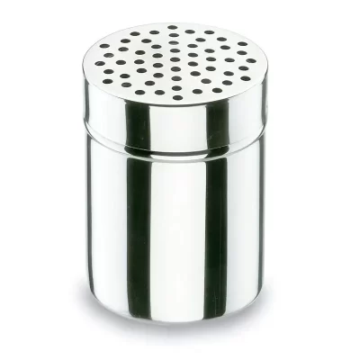 Dispenser inox pentru zahar pudra/cacao, 300g