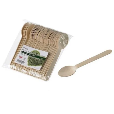 Lingura din lemn de mesteacan, 160mm