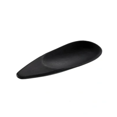 Farfurie ovala din lemn de bambus SUSHI neagra, 100x38mm