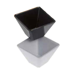 Bol negru DIAMANTE, 130x130x70mm