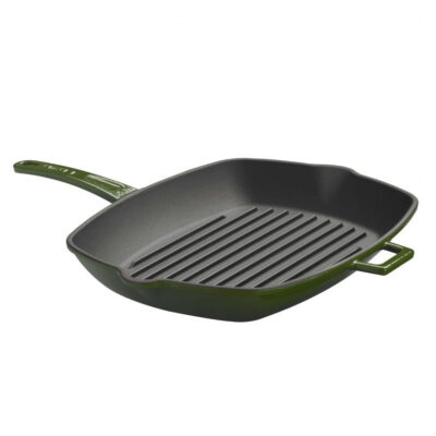 Tigaie tip grill emailata 32x26cm