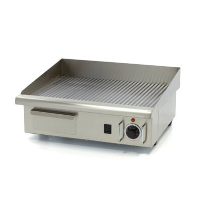 Fry top electric cu suprafata striata, 550x450mm