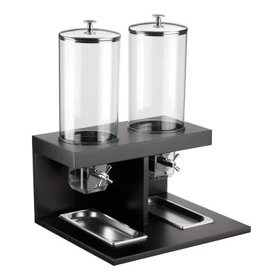 Dispenser dublu pentru cereale, 2x8 litri