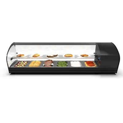 Vitrina frigorifica pentru sushi SHARK 2P, 6 cuve GN1/3