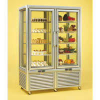 Vitrina refrigerare/congelare pentru cofetarie/gelaterie, 1270x690mm