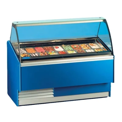 Vitrina frigorifica pentru inghetata, 12+12 cuve