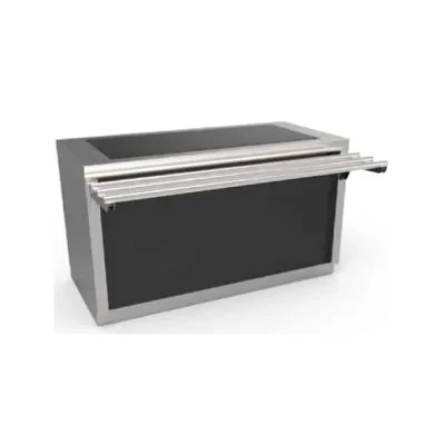 Plan cald cu suport deschis, 4xGN1/1