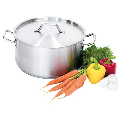 Cratita din inox cu capac, 8 litri