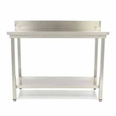 Masa de lucru cu polita si rebord, 1600x700mm