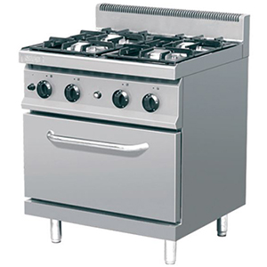 Masina de gatit pe gaz cu 4 arzatoare si cuptor, 800x700mm