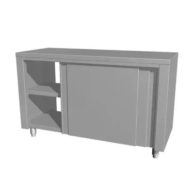 Masa de lucru tip dulap cu usi glisante, 1100x700mm