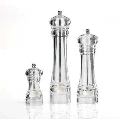 Rasnita pentru sare sau piper transparenta, 30 cm