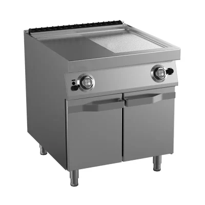Fry top electric cu suprafata neteda, din inox, 800x700mm